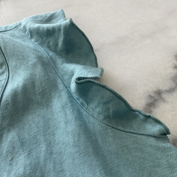 Chasor Linen Shorts Romper - Picture 3 of 4